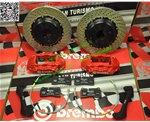 寶馬X3升級BREMBO原裝剎車套裝著名品牌意大利進(jìn)口4活塞